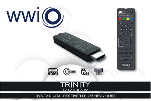 Wwio trinity dvb hdmi tv - wwio, dvb-t2