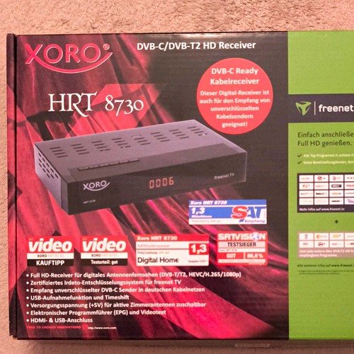 Xoro hrt 8730 - xoro, dvb-t2/dvb-c