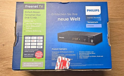 Philips dtr3502b dvb hd - philips, dvb-t2