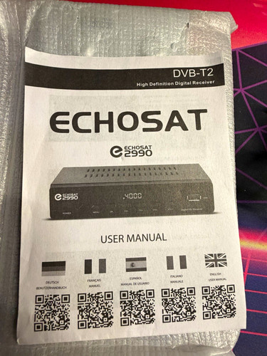 Echosat 2990 dvb hd - 2990, dvb-t2