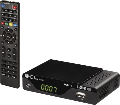 Emos dvb receiver h - dvb-t2, hd