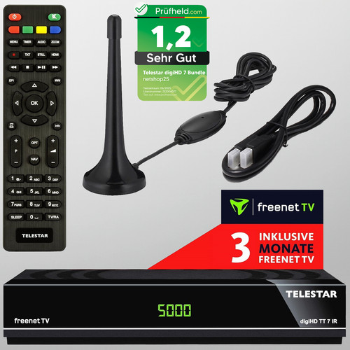 Freenet dvb receiver - dvb-t2,