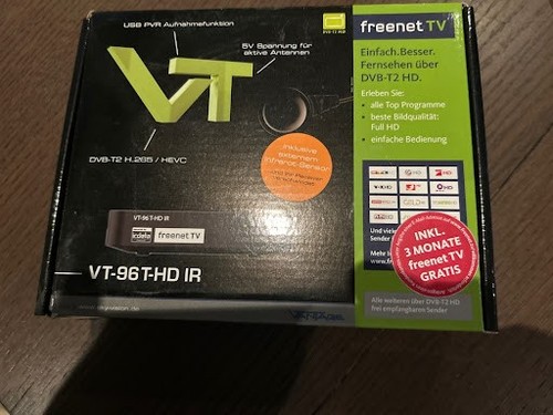 Vantage ir dvb t2 - t-hd, dvb-t2